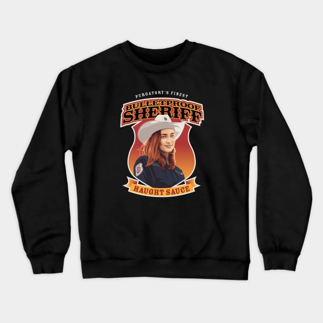 Haught Sauce 4B Crewneck Sweatshirt by Ratscape